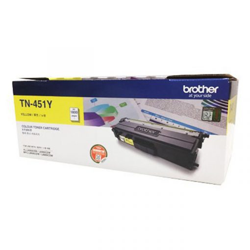 Hộp mực màu Brother TN451Y (vàng) – Cho máy L8260Cdn/ 8360Cdw/ L8690Cdw Hộp mực màu Brother TN451Y (vàng) – Cho máy L8260Cdn/ 8360Cdw/ L8690Cdw