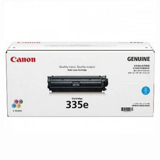 Hộp mực màu Canon 335C (xanh) – Cho máy in Canon LBP 841Cdn/ 843Cx Hộp mực màu Canon 335C (xanh) – Cho máy in Canon LBP 841Cdn/ 843Cx