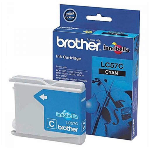 Mực in phun Brother LC57C (xanh) – Cho máy DCP-130C/ 330C/ 540Cn/ MFC-240C/ 665Cw/ 3360C Mực in phun Brother LC57C (xanh) – Cho máy DCP-130C/ 330C/ 540Cn/ MFC-240C/ 665Cw/ 3360C
