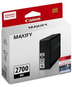 Mực in phun Canon PGI 2700BK – Cho máy Maxify iB4070/ MB5370/ MB5070