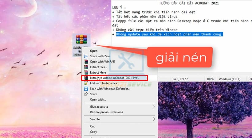 adobe-acrobat-2021-1-1 Giải nén file cài đặt Adobe Acrobat 2021.