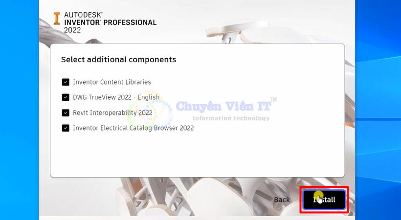 autodesk-inventor-2022-5 Chọn Install