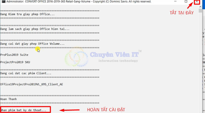 project-2019-9 tải Project 2019